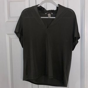 H&M V-Neck Tee - Olive